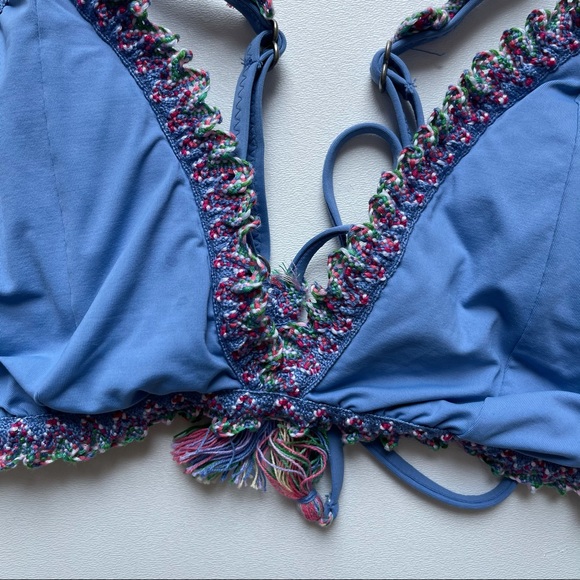 BECCA MEDINA CROCHET TRIM BIKINI SET - Picture 4 of 13